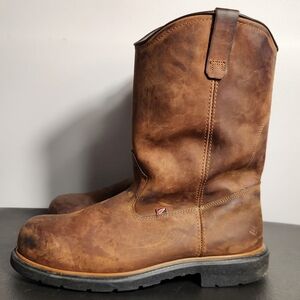 Red Wing Waterproof Leather Boots Made In USA Men Size 14